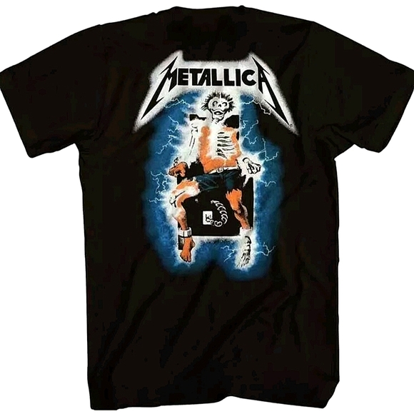 Metallica Ride The Lightning Heavy Metal Shirt - Picture 4 of 4